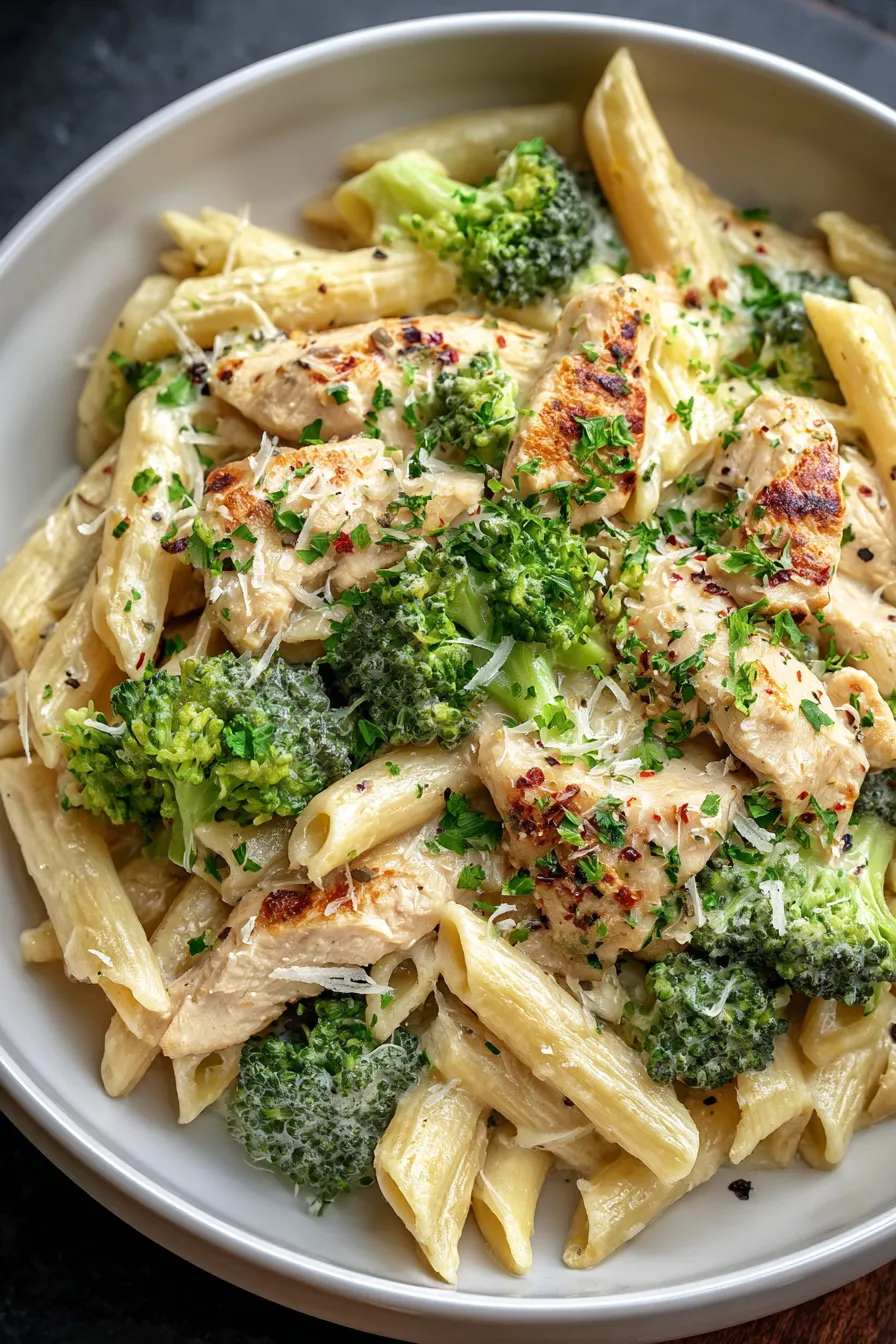 Chicken & Broccoli Pasta: Healthy Comfort Food with a Creamy Twist